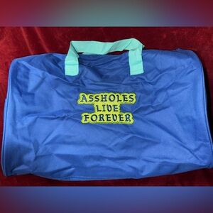 ALF (Assholes Live Forever) Blue “Emotional Baggage” Duffel Bag